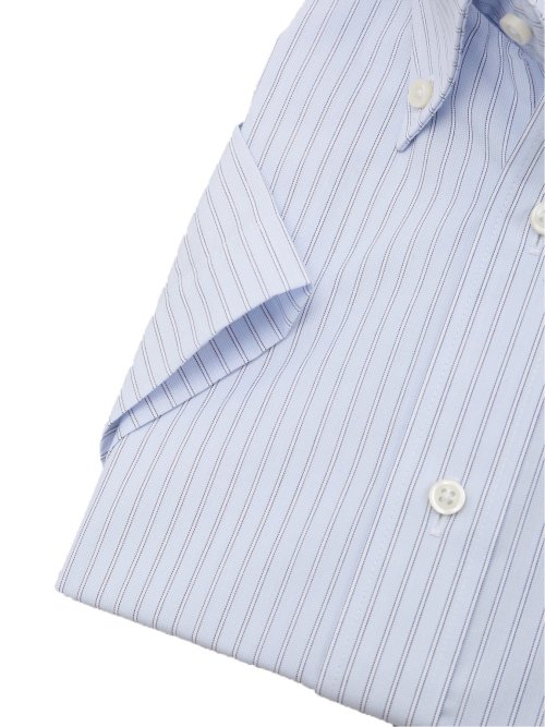 【大きいサイズ】グランバック/GRAND-BACK 形態安定 ボタンダウン半袖シャツ