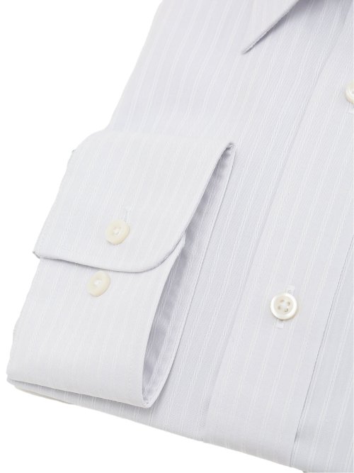 【大きいサイズ】グランバック/GRAND-BACK 形態安定 セミワイドカラー長袖シャツ