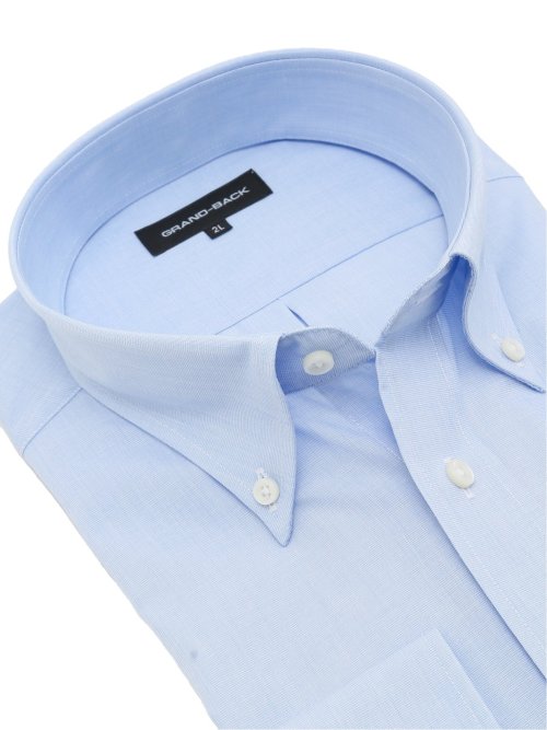【大きいサイズ】グランバック/GRAND-BACK 形態安定 ボタンダウン長袖シャツ