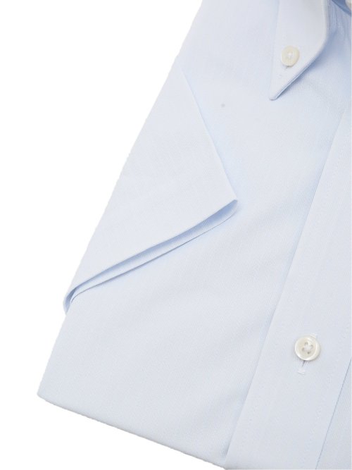 【大きいサイズ】グランバック/GRAND-BACK ノーアイロンストレッチ ボタンダウン半袖ニットシャツ