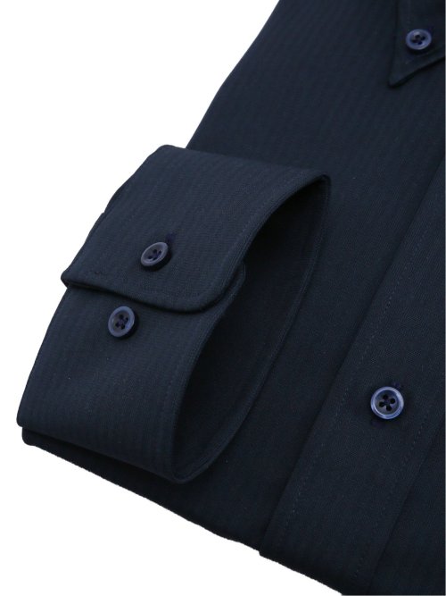 【大きいサイズ】グランバック/GRAND-BACK ノーアイロンストレッチ ボタンダウン長袖ニットシャツ