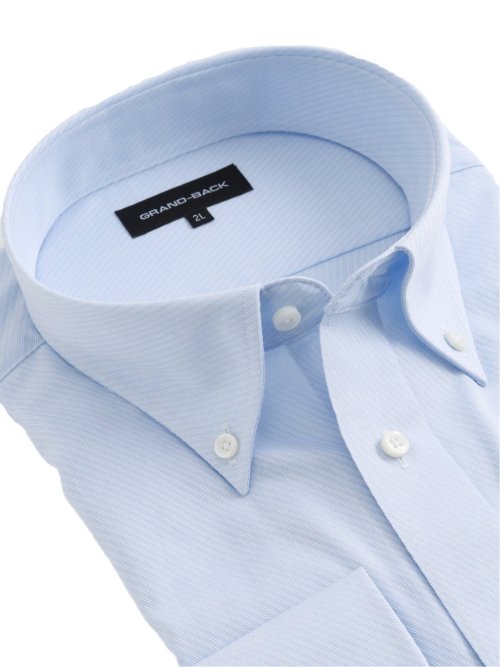 【大きいサイズ】グランバック/GRAND-BACK 形態安定 ボタンダウン長袖シャツ