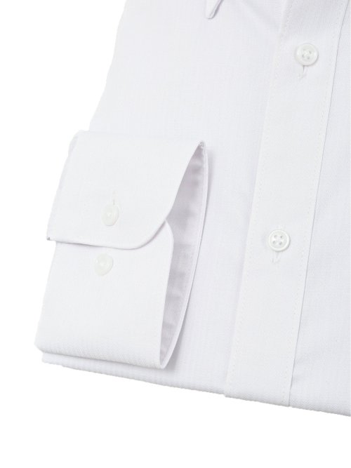 形態安定 吸水速乾 スタンダードフィット ボタンダウン長袖シャツ