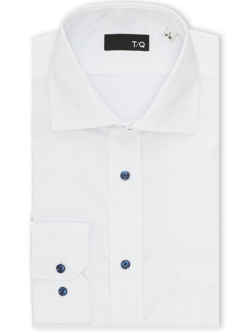 ノンアイロン NEWスタンダードフィット ワイドカラー長袖シャツ