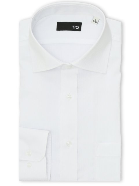 ノンアイロン NEWスタンダードフィット ワイドカラー長袖シャツ