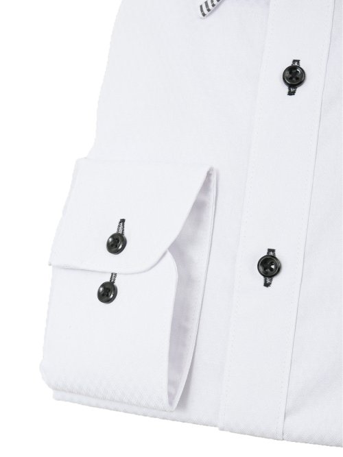 形態安定 吸水速乾 スタンダードフィット ボタンダウン長袖シャツ