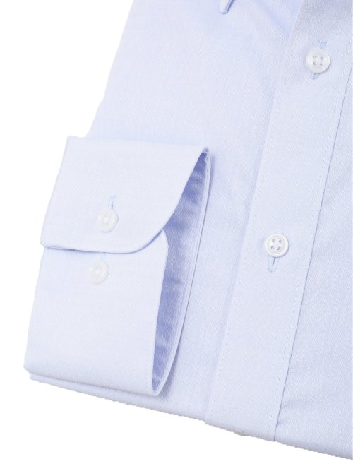 形態安定 吸水速乾 スタンダードフィット ボタンダウン長袖シャツ