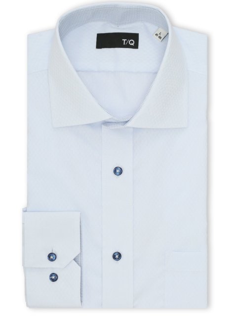 ノンアイロン NEWスタンダードフィット ワイドカラー長袖シャツ