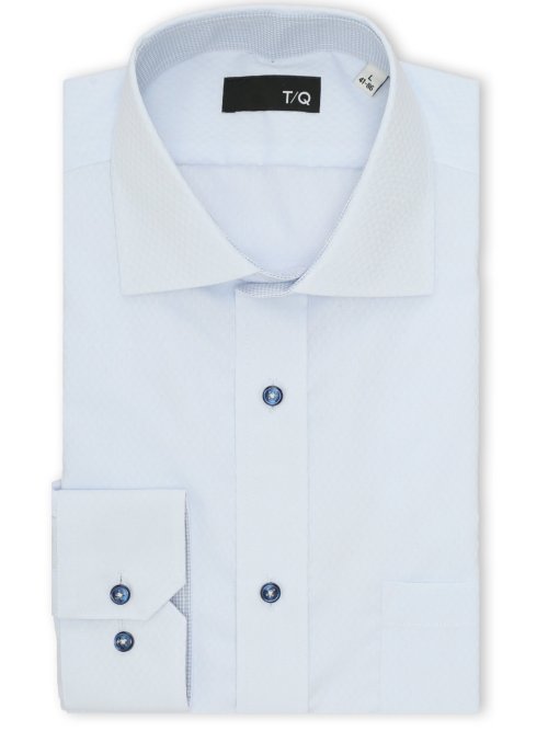 ノンアイロン NEWスタンダードフィット ワイドカラー長袖シャツ