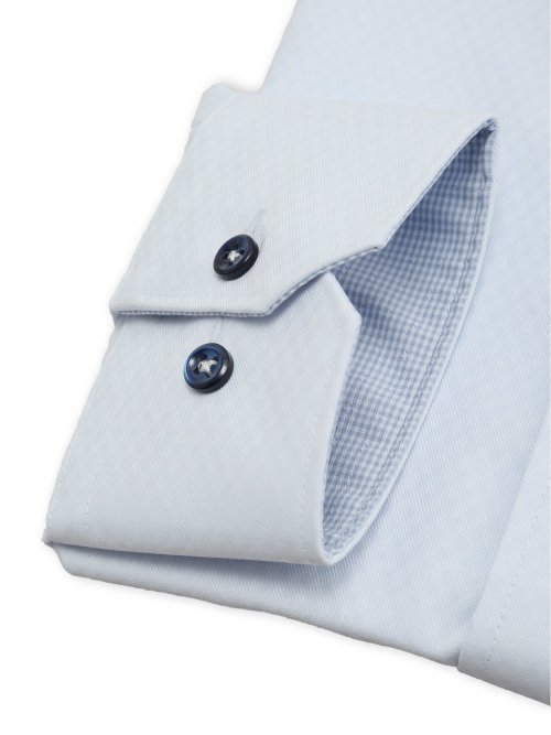 ノンアイロン NEWスタンダードフィット ワイドカラー長袖シャツ