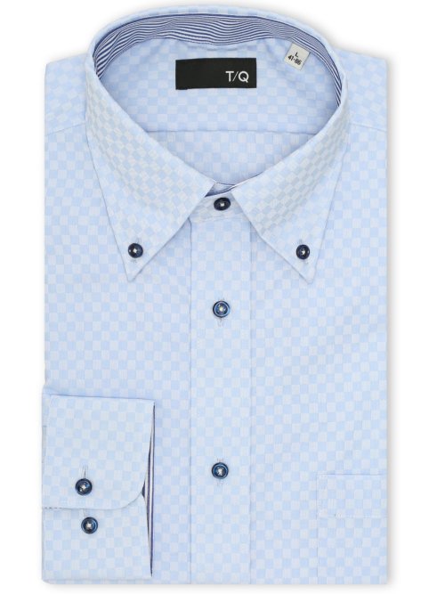 ノンアイロン NEWスタンダードフィット ボタンダウン長袖シャツ