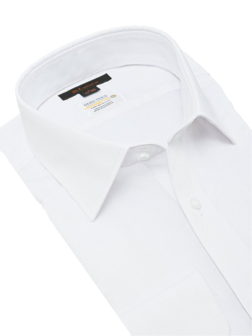 形態安定 吸水速乾 スタンダードフィット ワイドカラー長袖シャツ