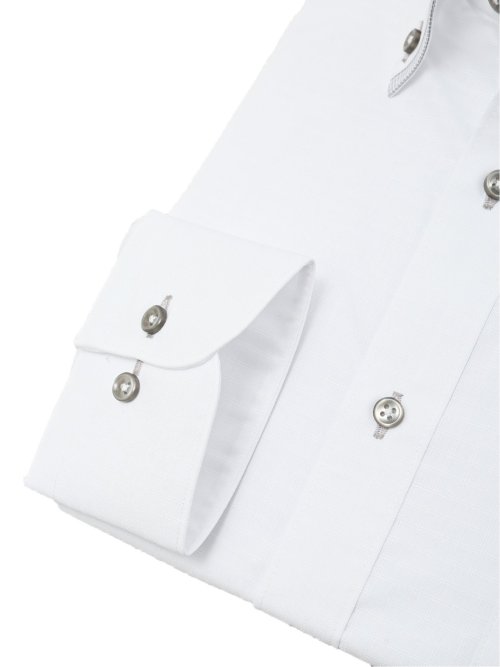 形態安定 吸水速乾 スタンダードフィット ボタンダウン長袖シャツ