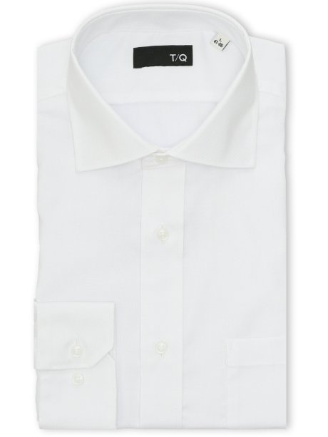 ノンアイロン NEWスタンダードフィット ワイドカラー長袖シャツ