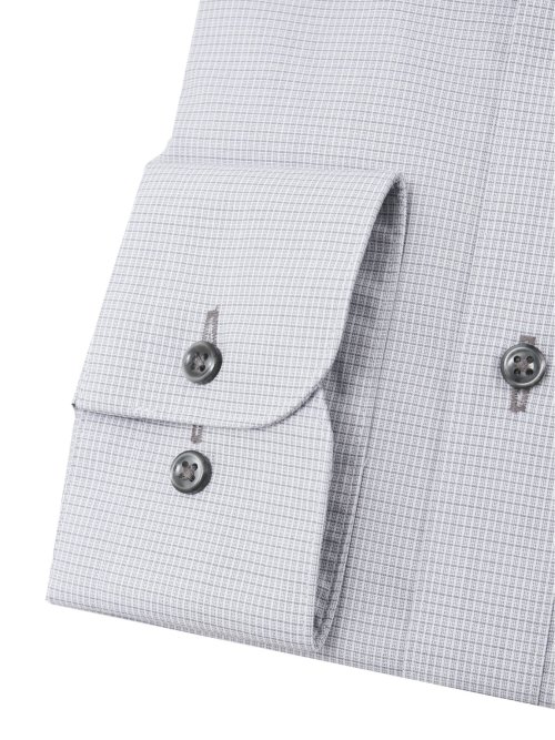 形態安定 吸水速乾 スタンダードフィット ワイドカラー長袖シャツ