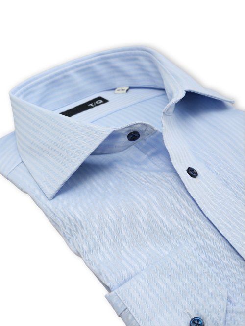 ノンアイロン NEWスタンダードフィット ワイドカラー長袖シャツ