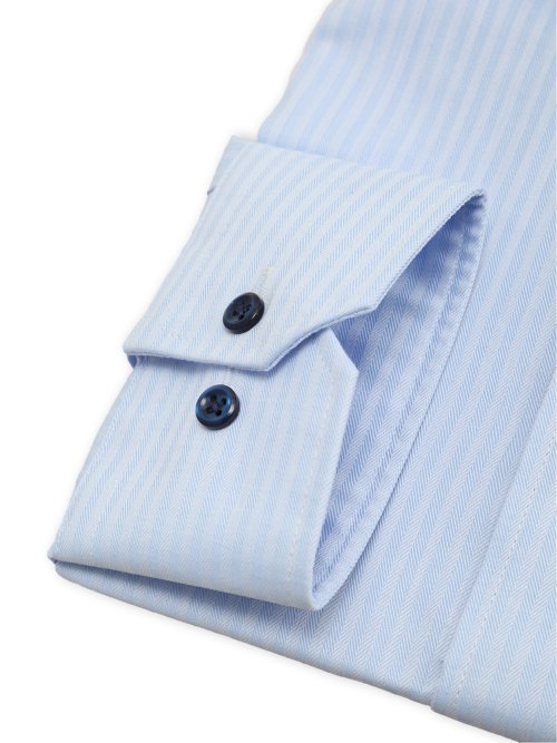 ノンアイロン NEWスタンダードフィット ワイドカラー長袖シャツ