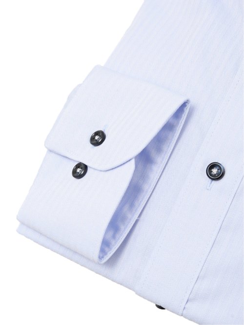 形態安定 吸水速乾 スタンダードフィット ボタンダウン長袖シャツ