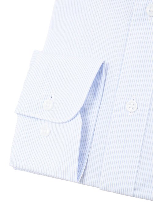 形態安定 吸水速乾 スタンダードフィット ボタンダウン長袖シャツ