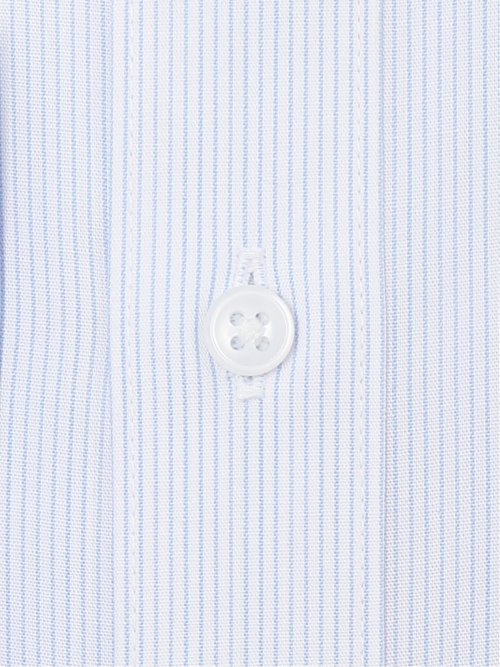 形態安定 吸水速乾 スタンダードフィット ボタンダウン長袖シャツ