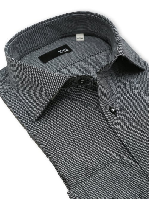 ノンアイロン NEWスタンダードフィット ワイドカラー長袖シャツ