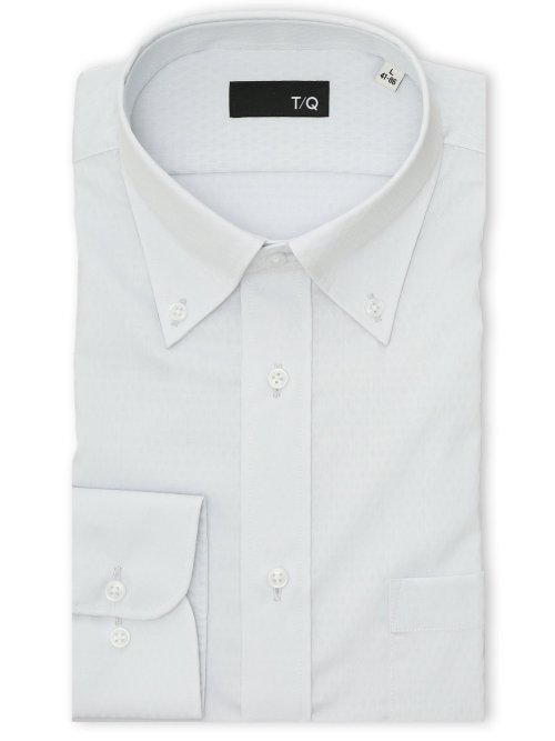 イージーアイロン NEWスタンダードフィット ボタンダウン長袖シャツ(S