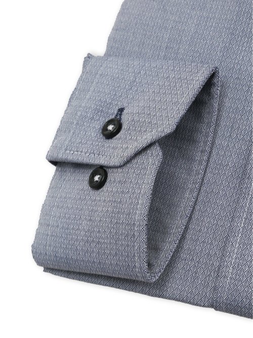 イージーアイロン NEWスタンダードフィット ワイドカラー長袖シャツ