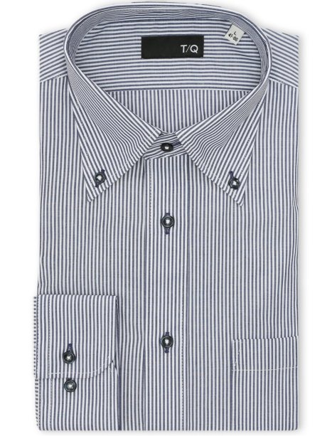 イージーアイロン NEWスタンダードフィット ボタンダウン長袖シャツ