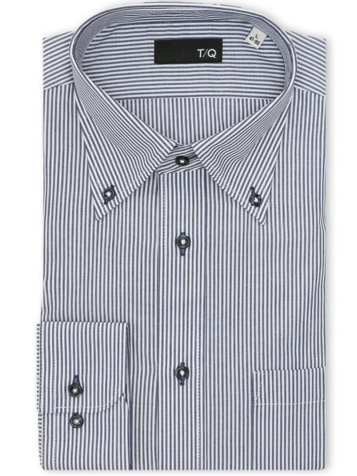 イージーアイロン NEWスタンダードフィット ボタンダウン長袖シャツ