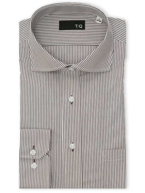 イージーアイロン NEWスタンダードフィット カッタウェイ長袖シャツ(S