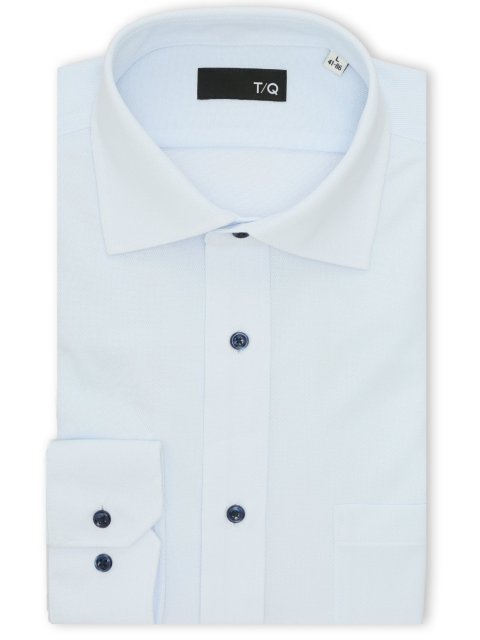 ノンアイロンストレッチ NEWスタンダードフィット ワイドカラー長袖ニットシャツ