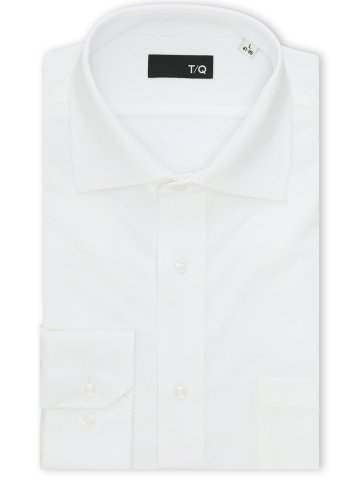 ノンアイロンストレッチ NEWスタンダードフィット ワイドカラー長袖ニットシャツ