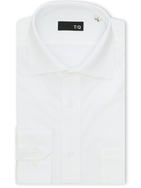 ノンアイロンストレッチ NEWスタンダードフィット ワイドカラー長袖ニットシャツ