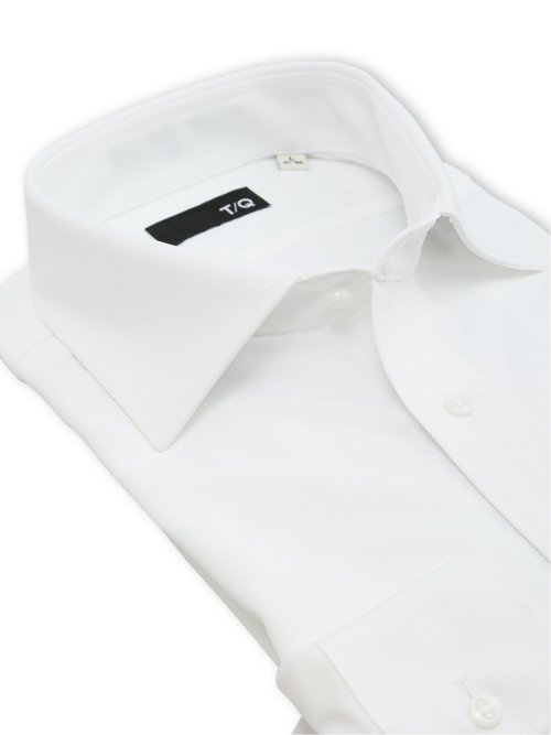 ノンアイロンストレッチ NEWスタンダードフィット ワイドカラー長袖ニットシャツ