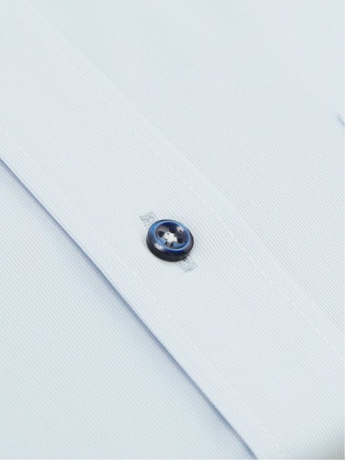 ノンアイロンストレッチ NEWスタンダードフィット ボタンダウン長袖ニットシャツ