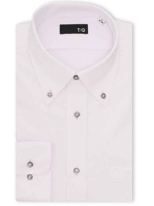 ノンアイロンストレッチ NEWスタンダードフィット ボタンダウン長袖ニットシャツ