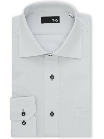 ノンアイロンストレッチ NEWスタンダードフィット ワイドカラー長袖ニットシャツ