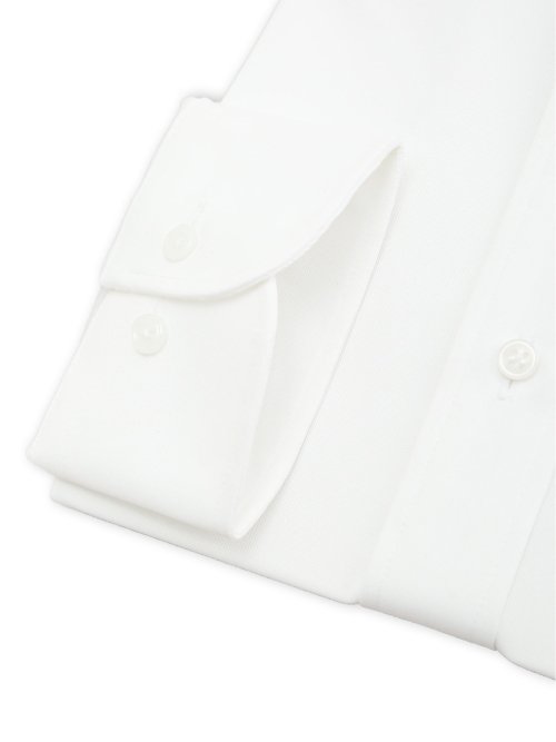 ノンアイロンストレッチ NEWスタンダードフィット ワイドカラー長袖ニットシャツ