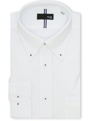 ノンアイロンストレッチ NEWスタンダードフィット ボタンダウン長袖ニットシャツ