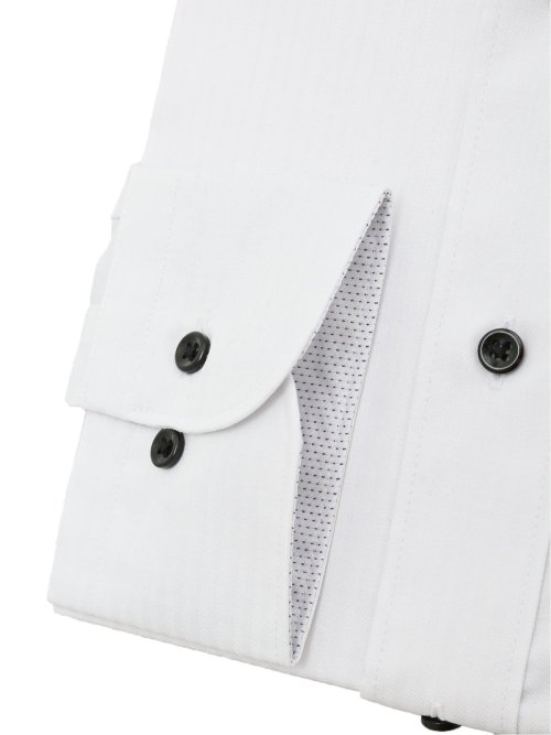 形態安定 吸水速乾 スタンダードフィット ボタンダウン長袖シャツ