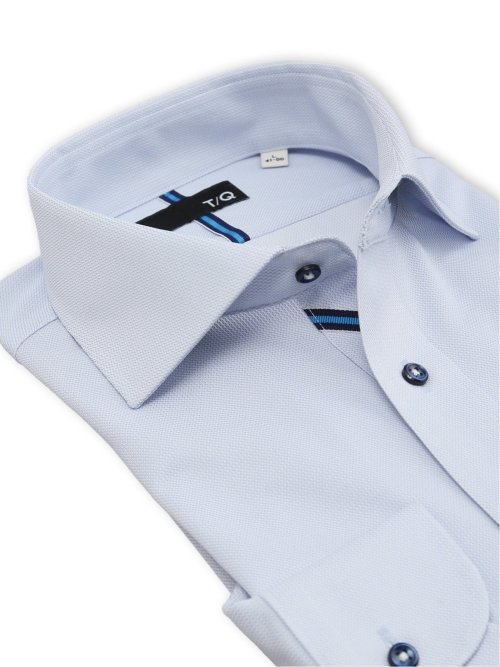 ノンアイロンストレッチ NEWスタンダードフィット カッタウェイ長袖ニットシャツ