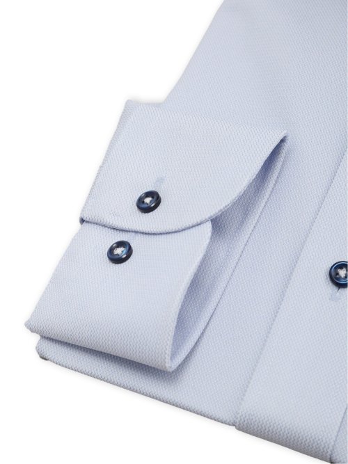 ノンアイロンストレッチ NEWスタンダードフィット カッタウェイ長袖ニットシャツ