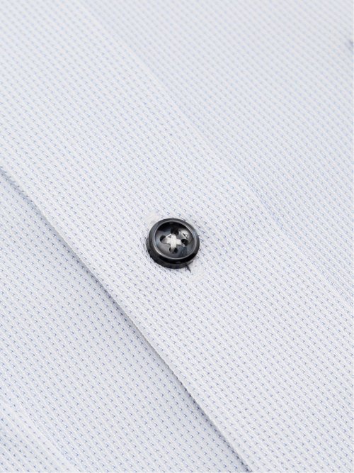 ノンアイロンストレッチ NEWスタンダードフィット ワイドカラー長袖ニットシャツ