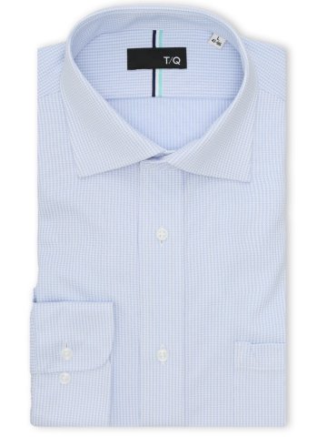 ノンアイロンストレッチ NEWスタンダードフィット ワイドカラー長袖ニットシャツ