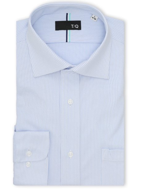 ノンアイロンストレッチ NEWスタンダードフィット ワイドカラー長袖ニットシャツ