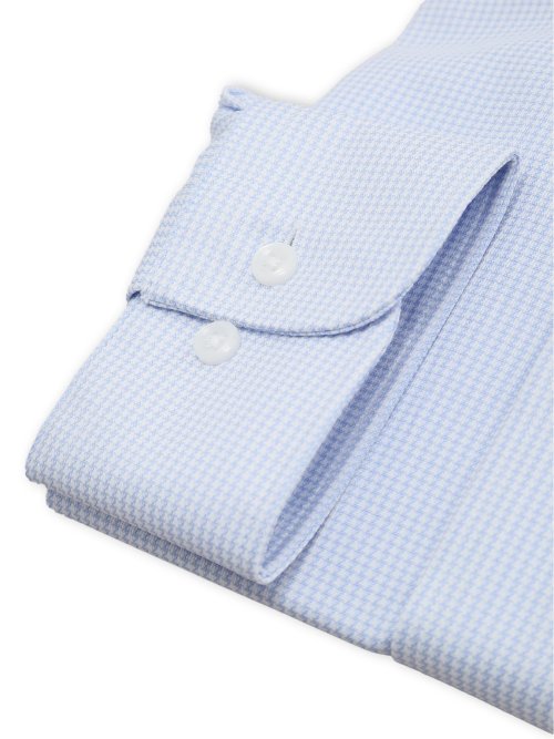 ノンアイロンストレッチ NEWスタンダードフィット ワイドカラー長袖ニットシャツ