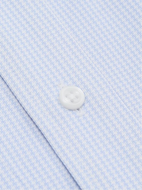 ノンアイロンストレッチ NEWスタンダードフィット ワイドカラー長袖ニットシャツ