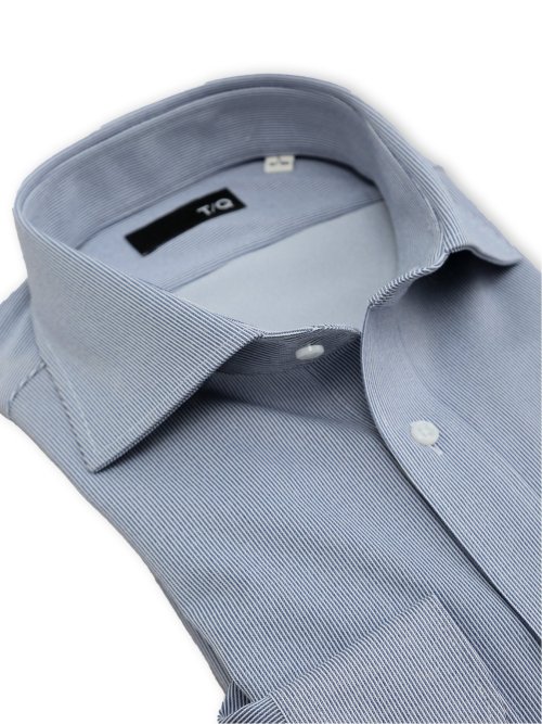 ノンアイロンストレッチ NEWスタンダードフィット カッタウェイ長袖ニットシャツ