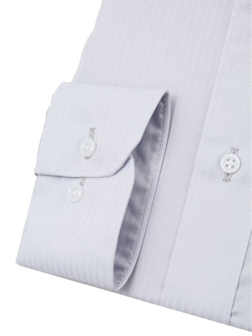 形態安定 吸水速乾 スタンダードフィット カッタウェイ長袖シャツ