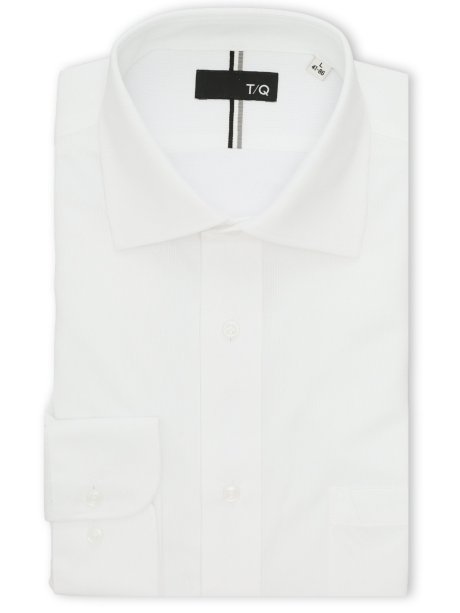 ノンアイロンストレッチ NEWスタンダードフィット ワイドカラー長袖ニットシャツ